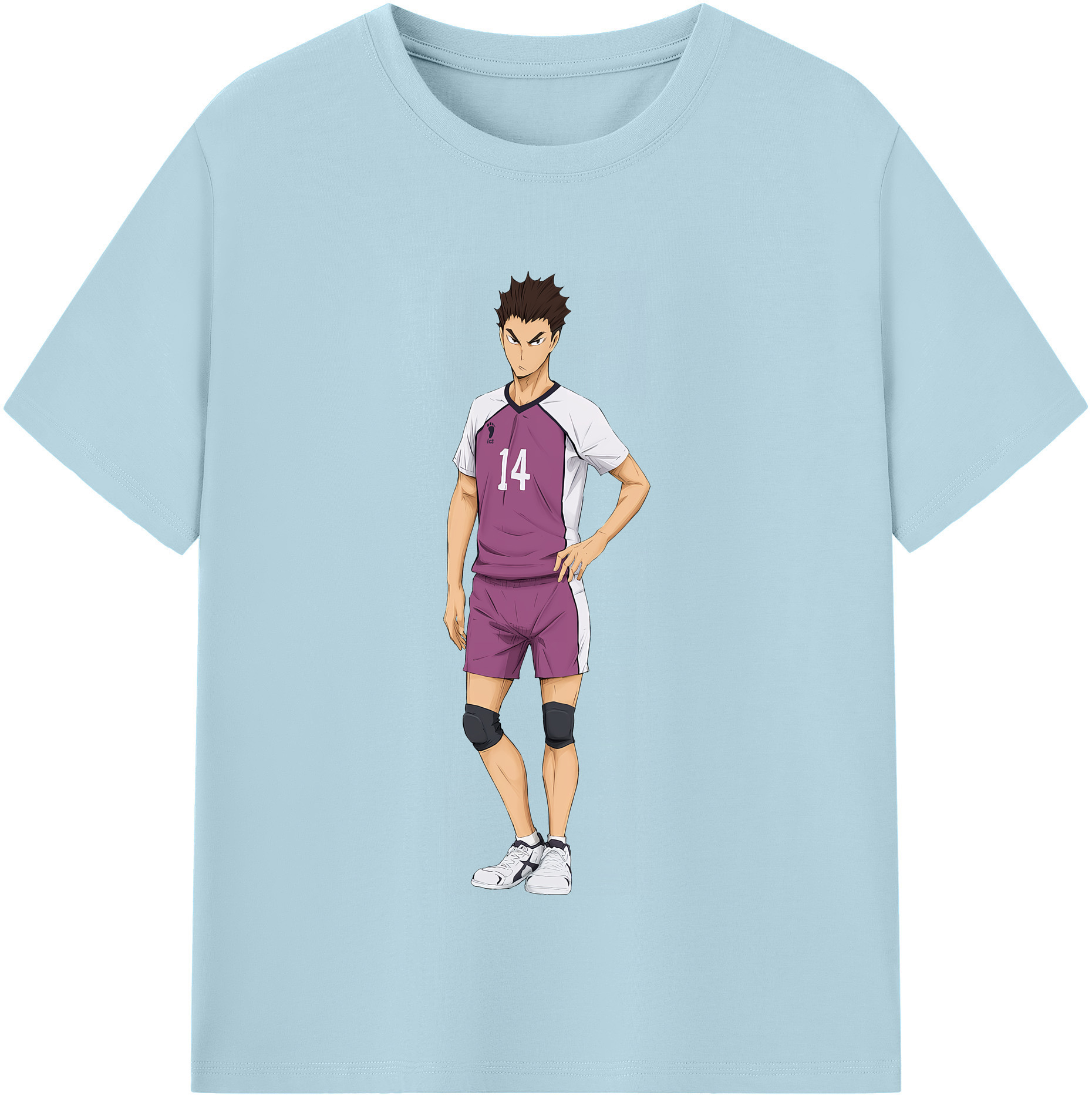 （画像用） ハイキュー!! Haikyu!! 綿100％半袖Tシャツ（フロントプリント）